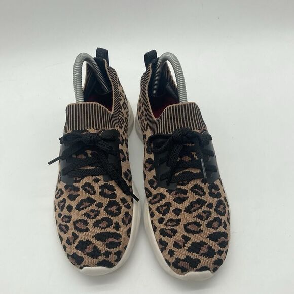 Womens Size 7.5 Skechers Ultra Flex Wild Expedition Shoes Leopard Print Sneakers - Picture 3 of 9